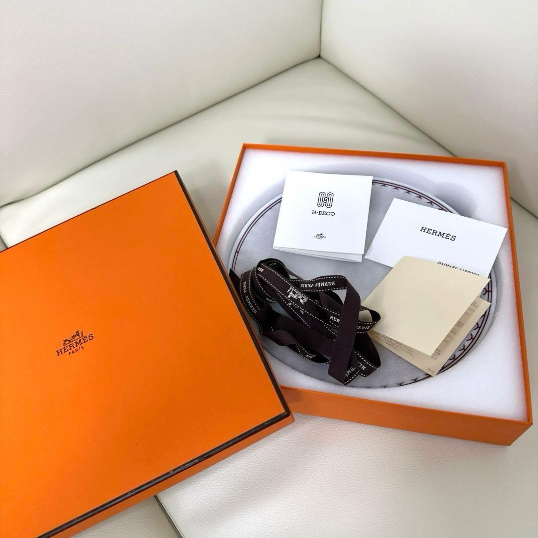 限界価格 未使用品 エルメス Hデコ アッシュ デコルージュ プレート