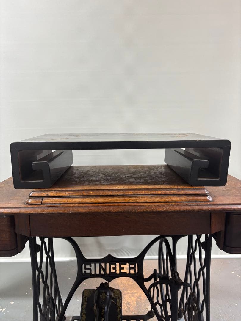 高級花台 絵付き 大品