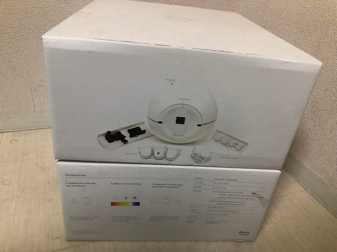 foldio 360 smart dome 撮影用ボックス　映り込みを防げる