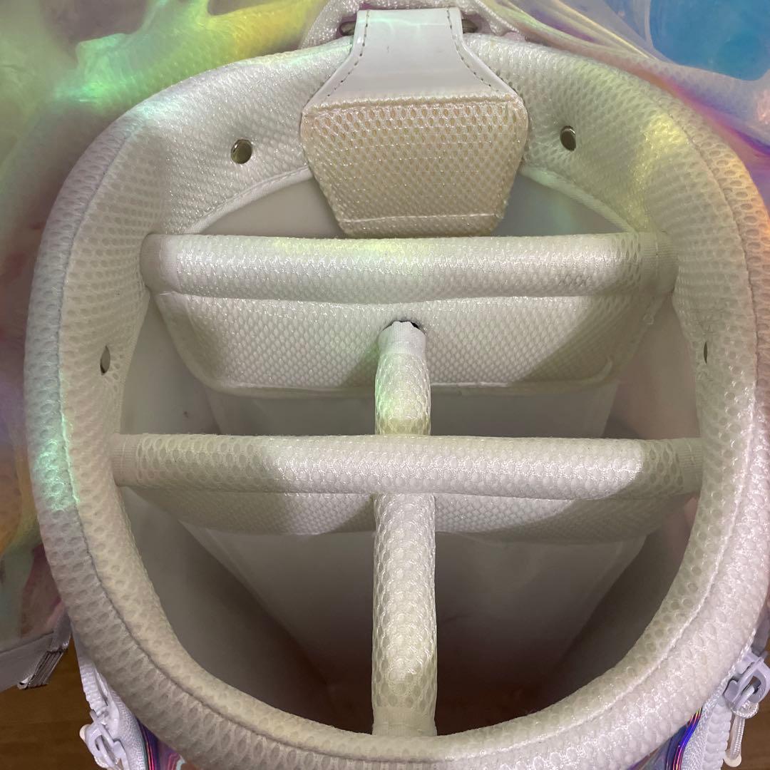 ホンマ キャディーバッグ　9型オーロラ ホワイト CB12060 スケルトン