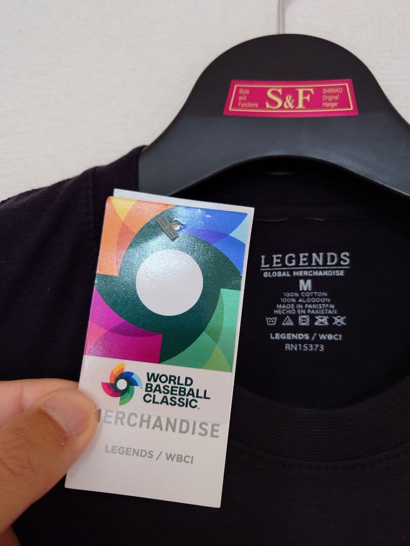 WBC 2023 中国代表 Tシャツ Sサイズ ブラック 侍ジャパン ウェア