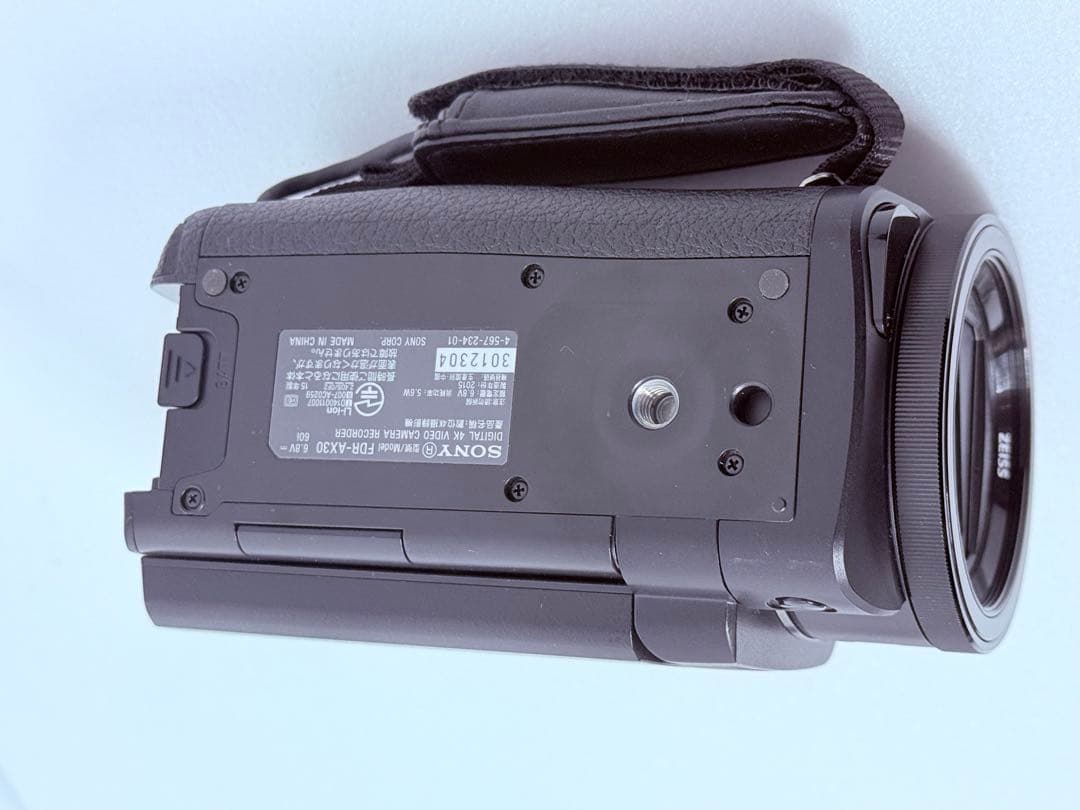 SONY FDR-AX30 4K ビデオカメラ 大容量バッテリー付き