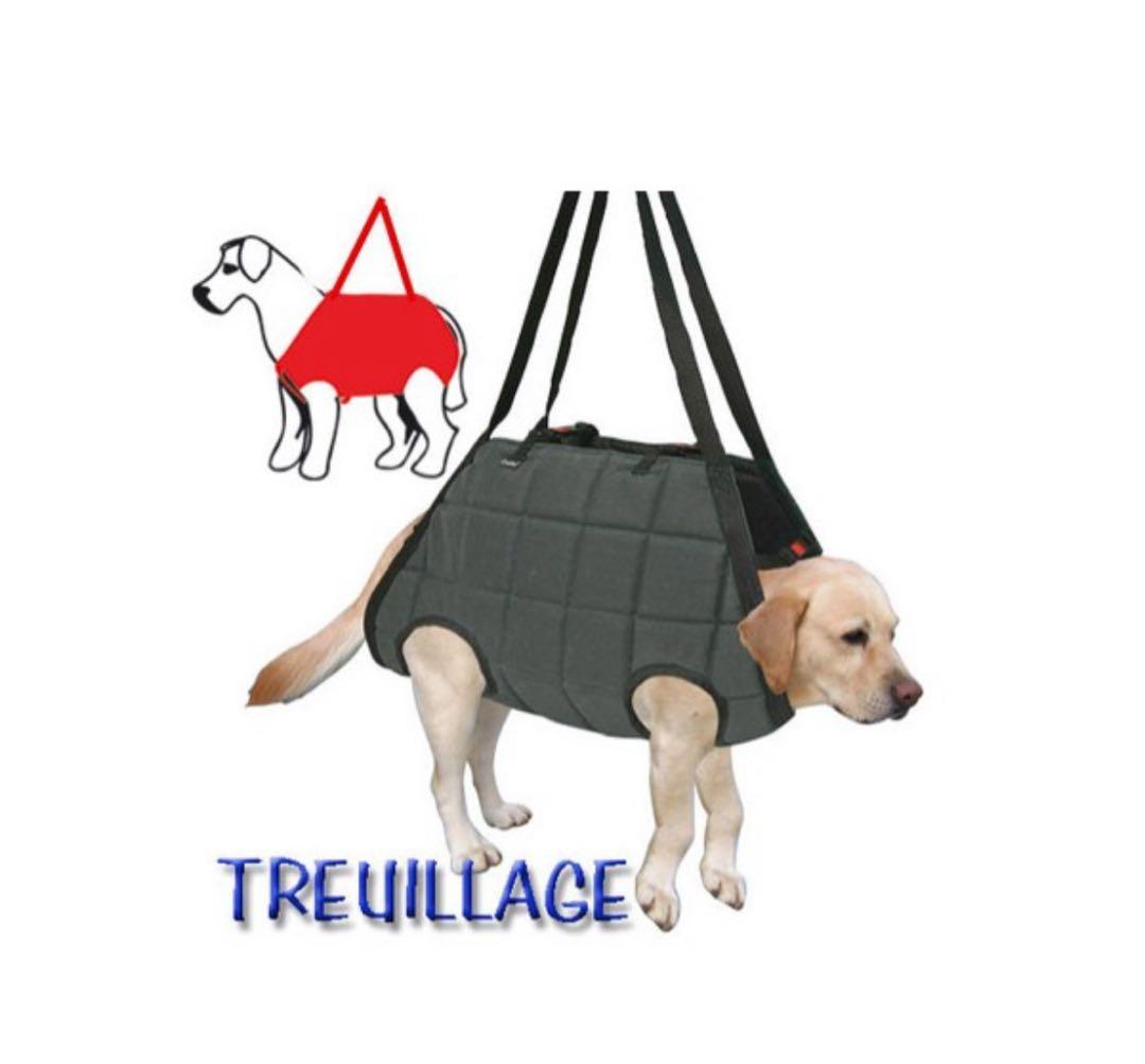 犬用移動補助ハーネス (黒 )中・大型犬用