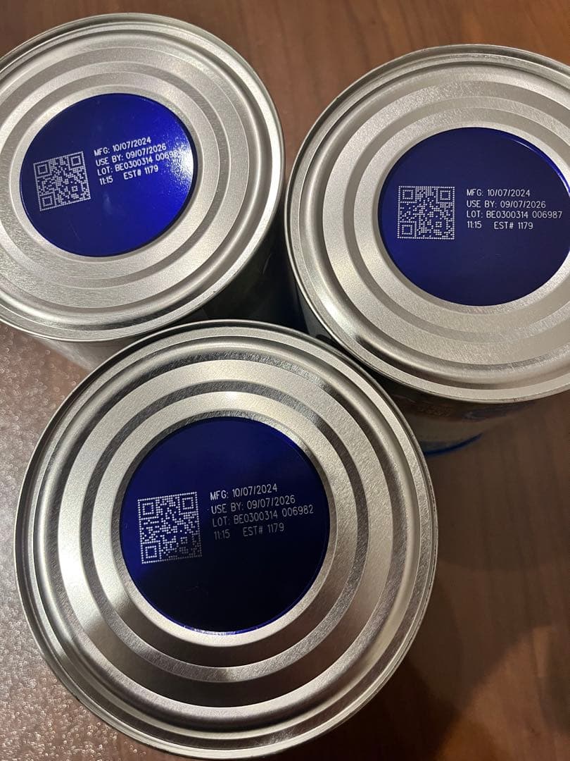 新品未使用　Bellamy's Organic 有機粉ミルク 3缶セット