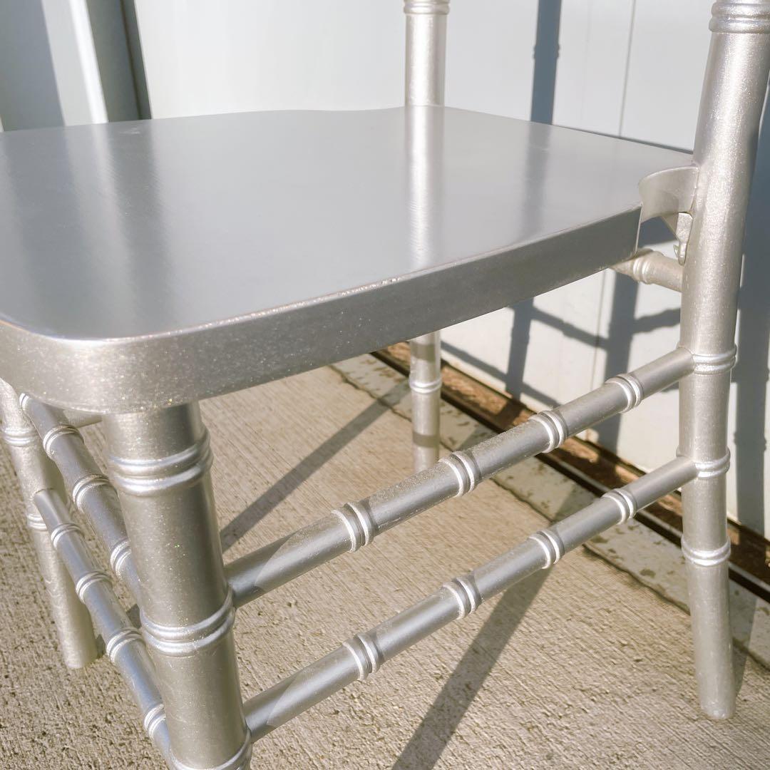 Flash Furniture フラッシュファニチャー キアバリチェア シルバー