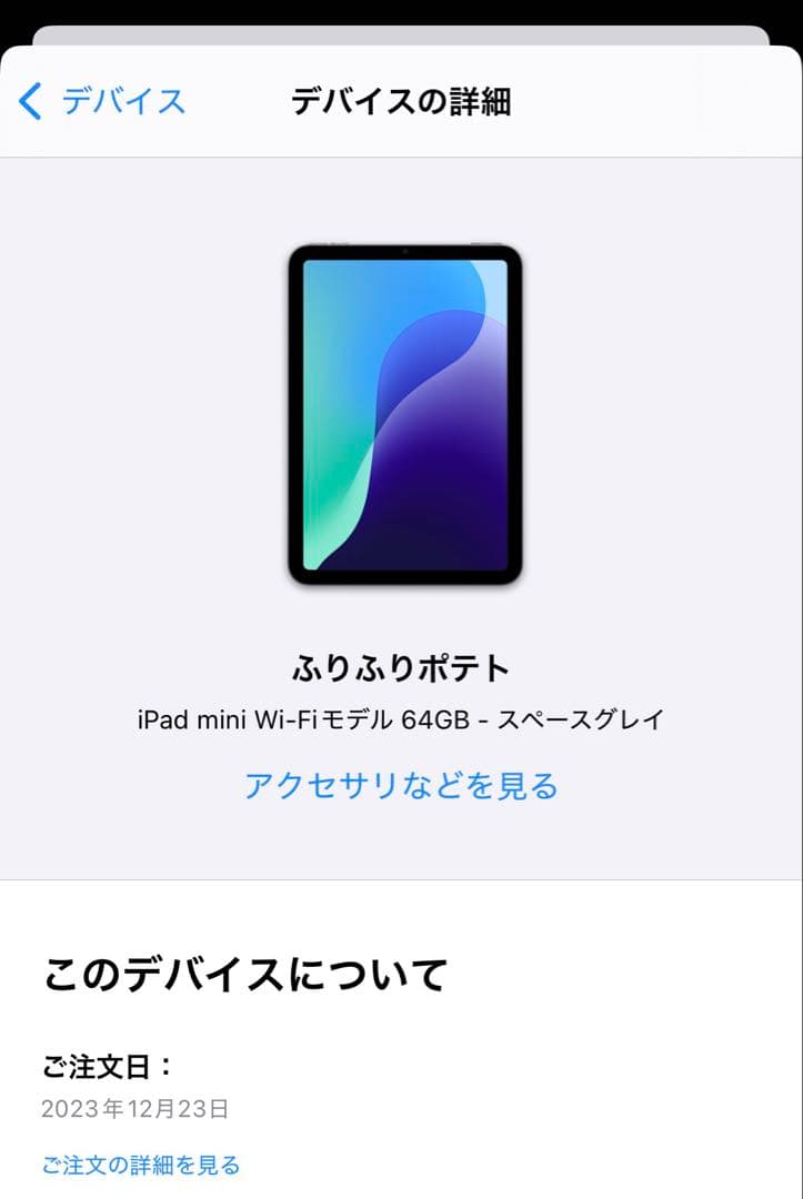 iPad mini （第６世代）付属品完品