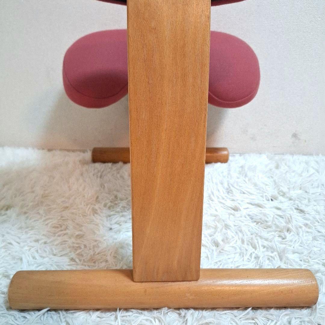 【状態良好】リボ社 サカモトハウス バランスチェア バランスイージー ピンク