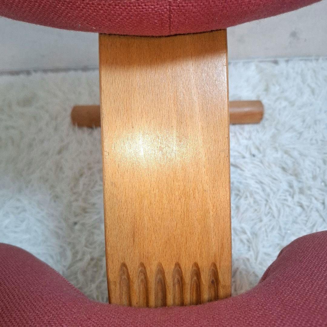 【状態良好】リボ社 サカモトハウス バランスチェア バランスイージー ピンク