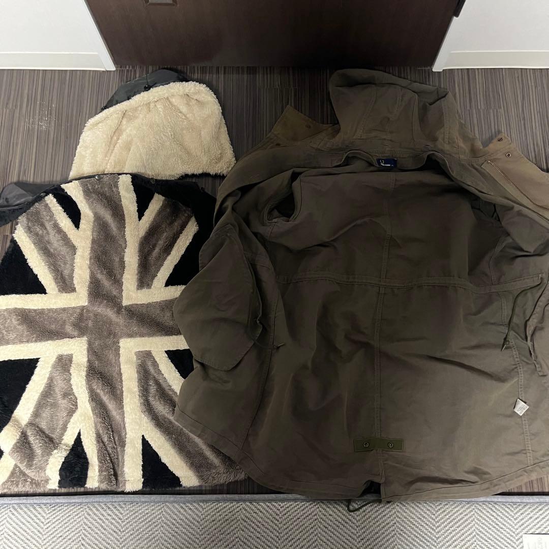 美品 3way フレッドペリー　モッズコート　Lサイズ　FRED PERRY