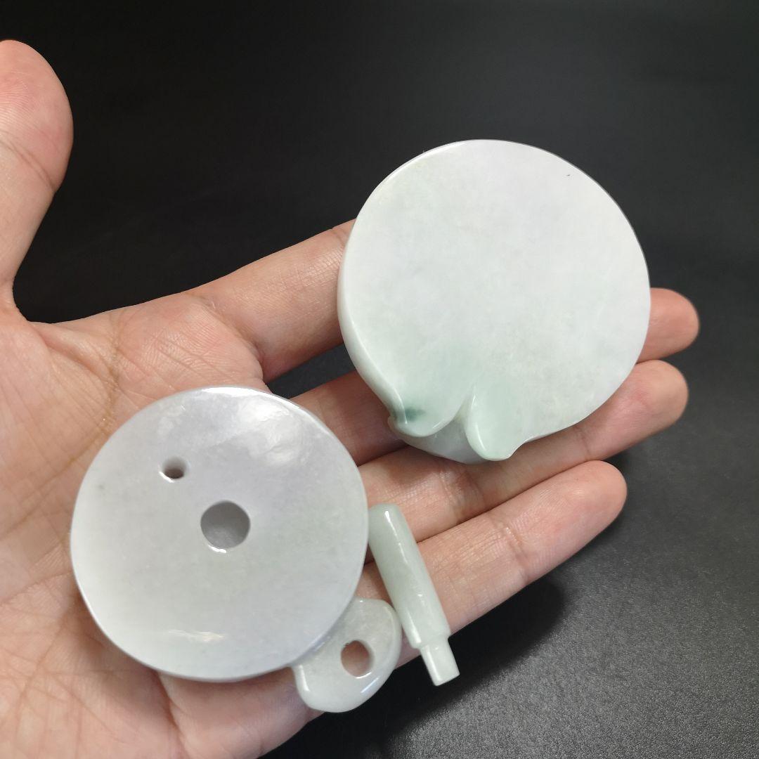 1.天然翡翠で作った臼　天然石　処分