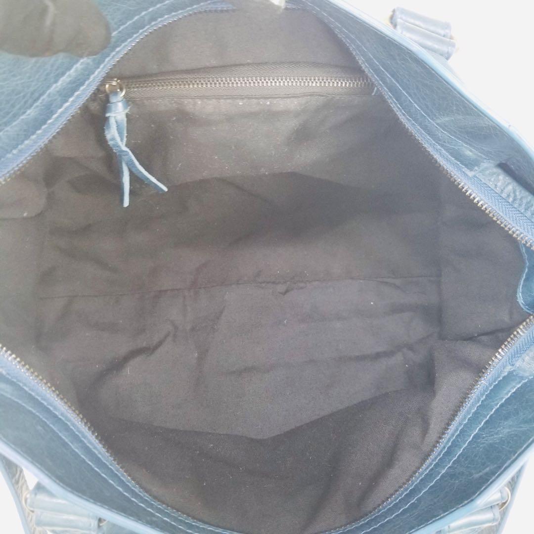 Balenciaga City Medium ブルー色