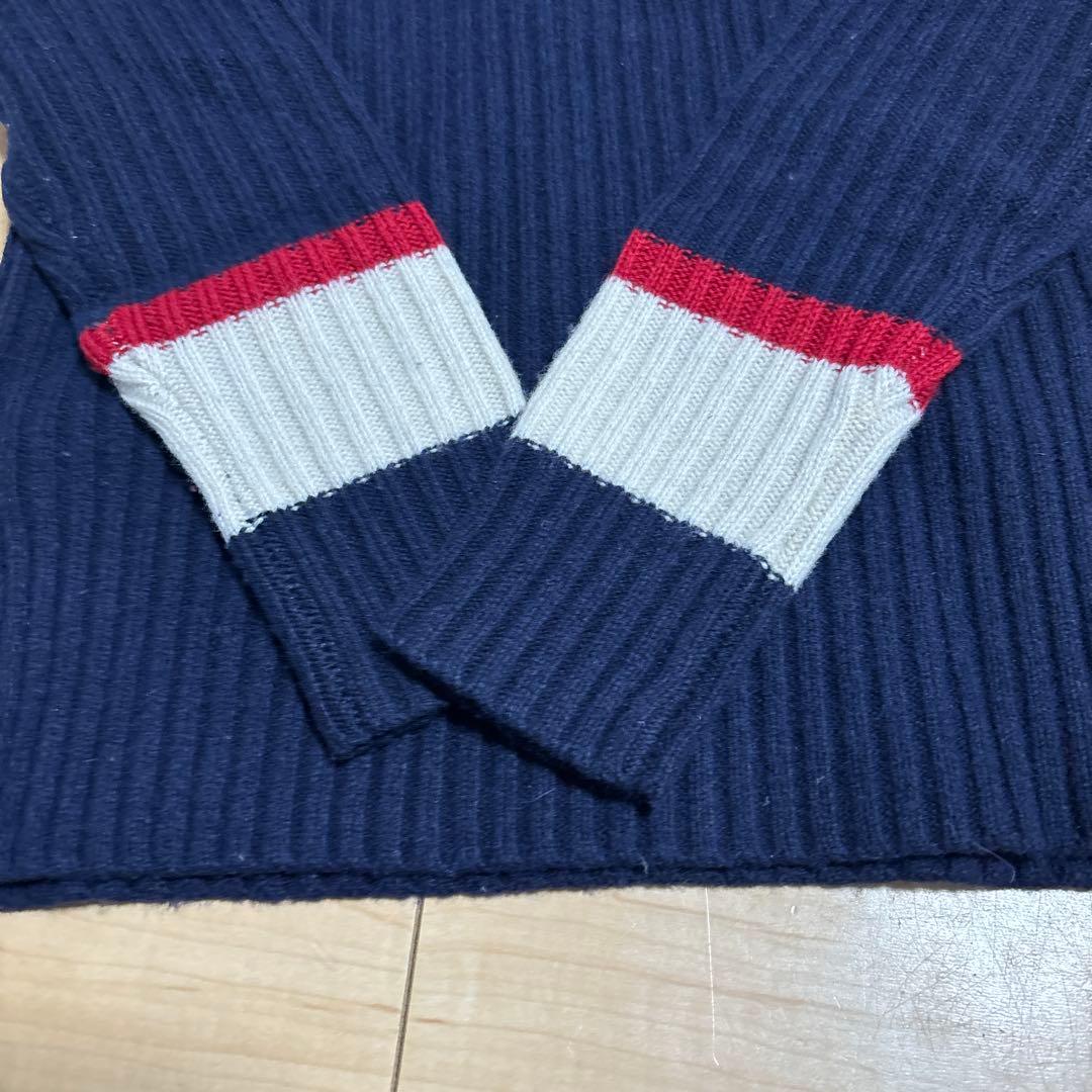 ブリーフィングゴルフ レディース タートルニット XS ネイビー