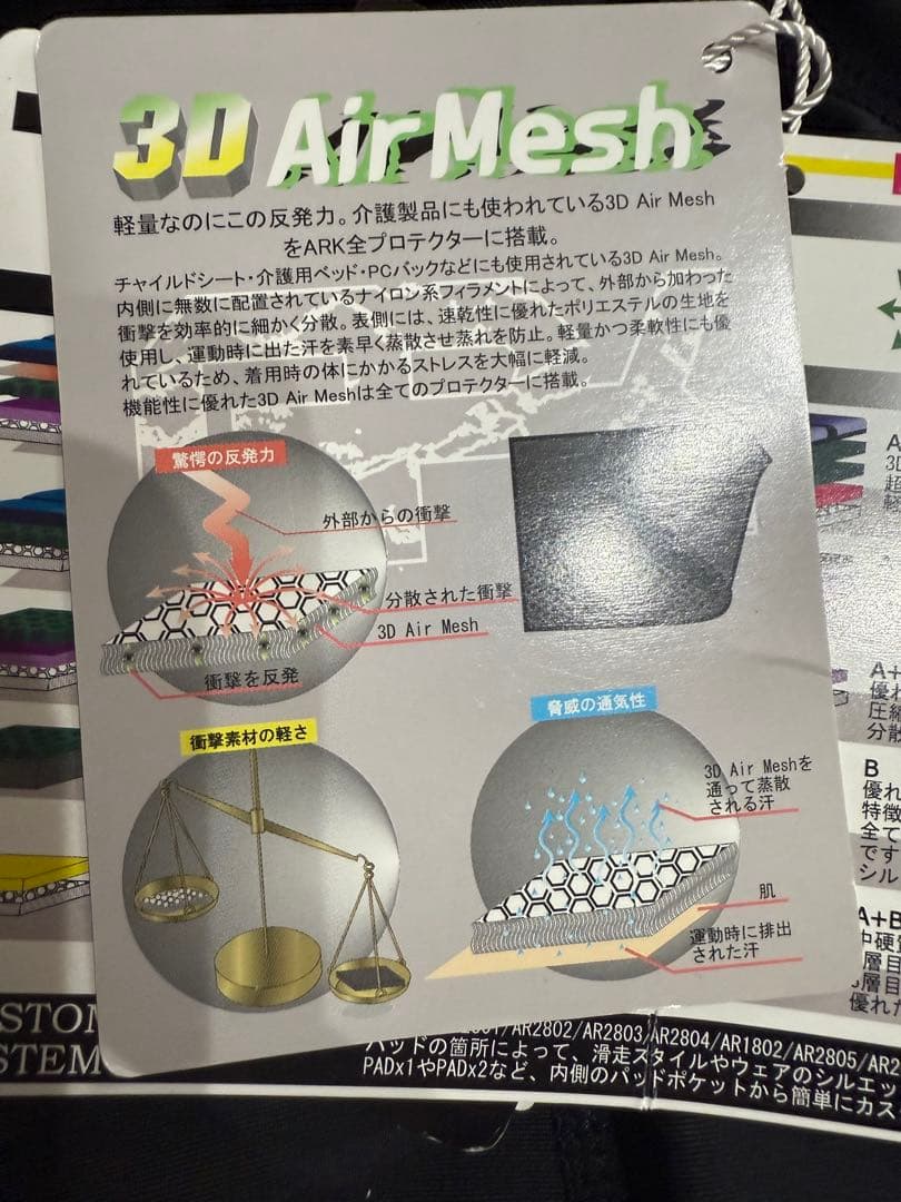 新品未使用ARK スノーボード スキー 上半身プロテクター　Sサイズ