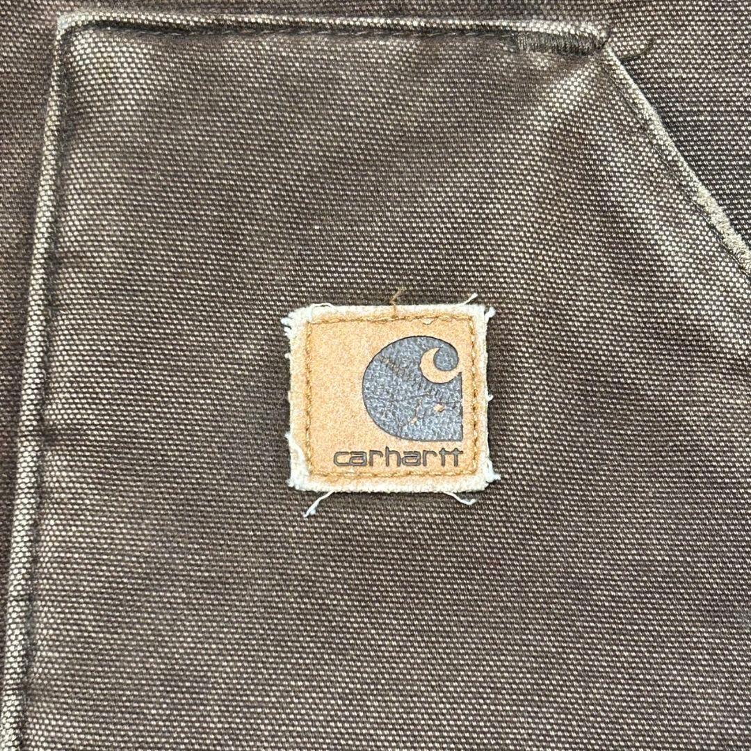 カーハート　タッグベスト　希少ブラウン　USA製