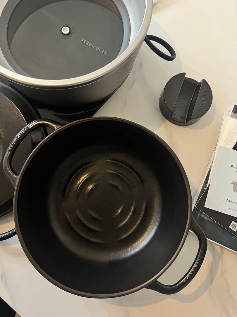 美品VERMICULAR ライスポット PH23A 5合炊き ソリッドシルバー