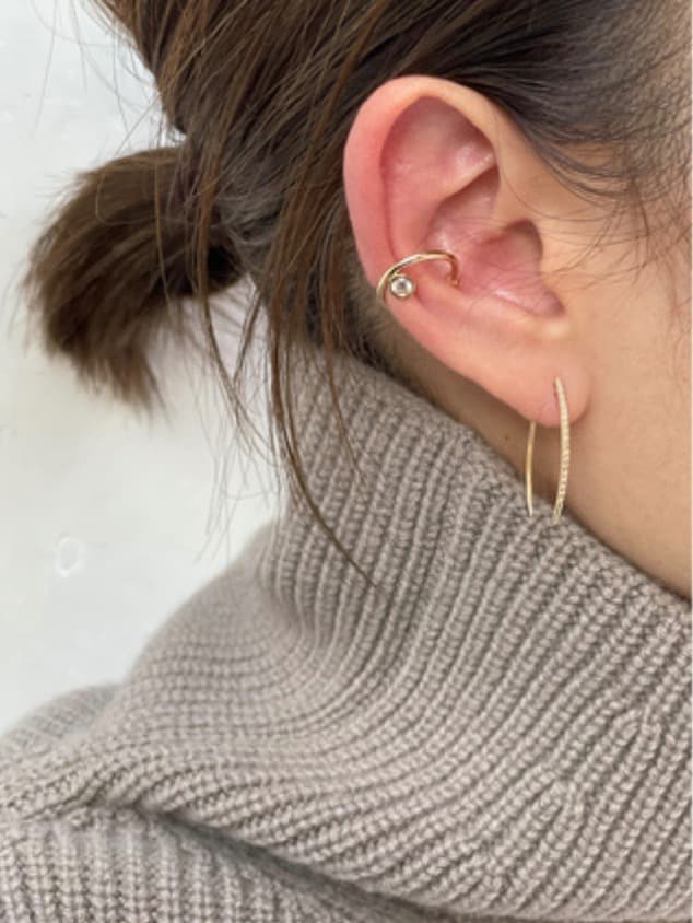 GABRIELA ARTIGAS/ PAVE INFINITE TUSKピアス