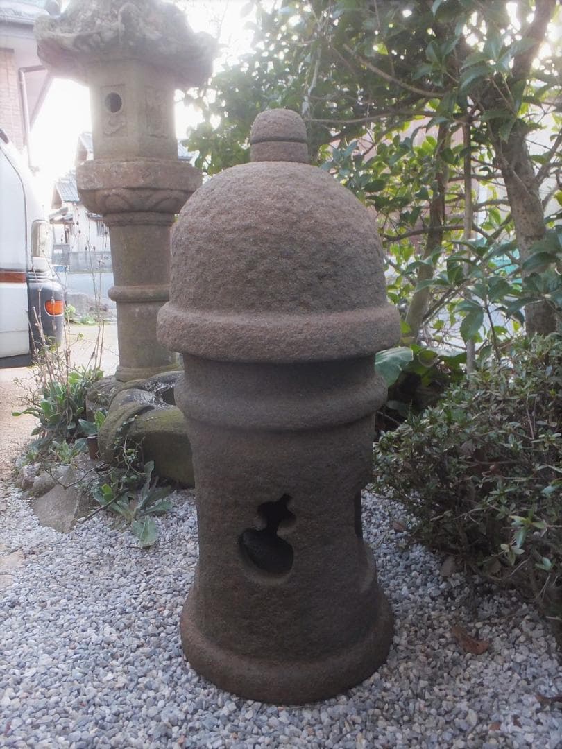 【茶庭灯篭・露地庭灯篭】庭石オブジェ箱庭苔玉水石庭園テラスベランダ飾り石