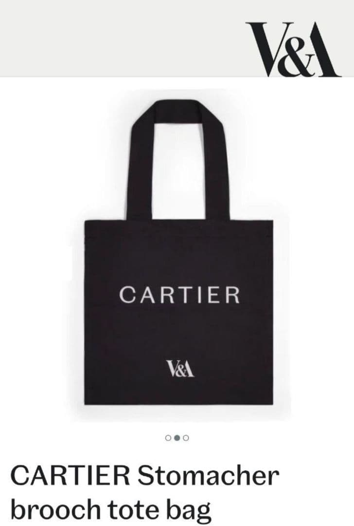 【新品✨限定品】V&A博物館 CARTIER カルティエ展 トートバッグ 3