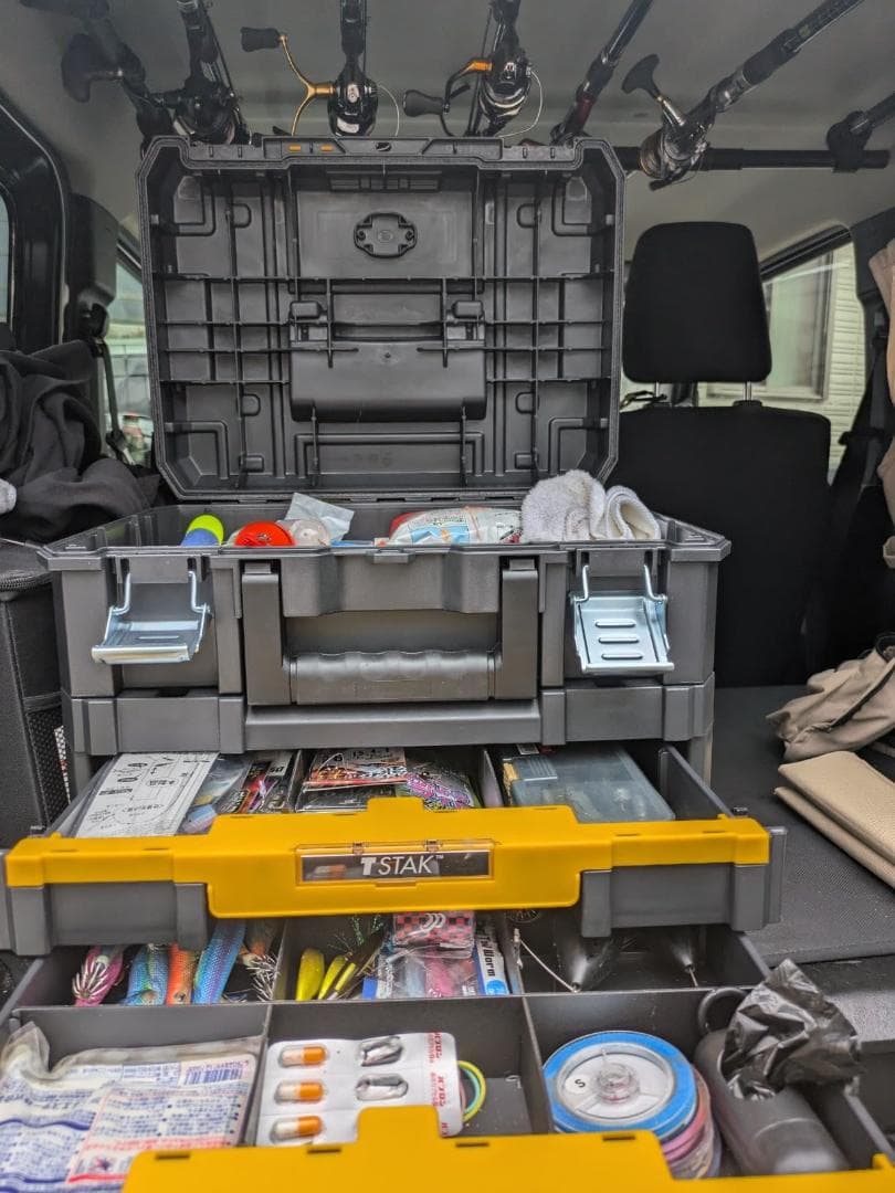 Aデウォルト(DEWALT) TSTAK 1段 チェスト 工具箱 収納ケース ツ