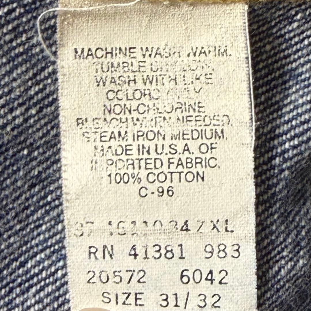 90s USA製 RRL ストレートデニム