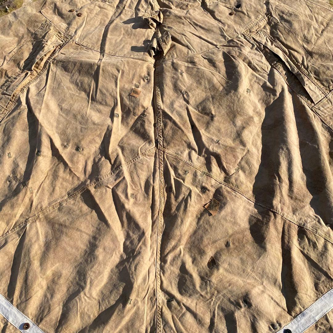 【超レア】ハンガリー軍幕　初期型　扇型　２枚①　迷彩　ハリケーンカモ　ミリタリー