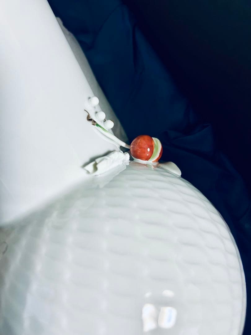 マイセン　花瓶　波の戯れ　チェリー