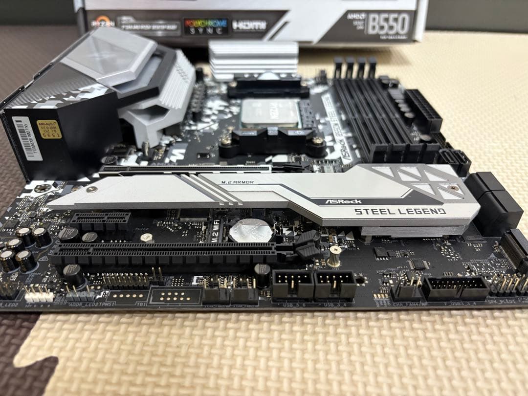 Ryzen 7 5700X3D,b550m steel legend おまけ付き