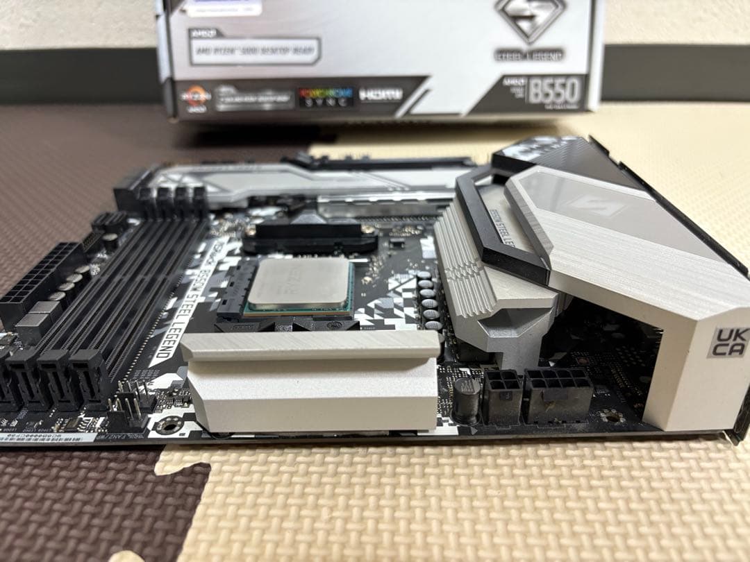Ryzen 7 5700X3D,b550m steel legend おまけ付き