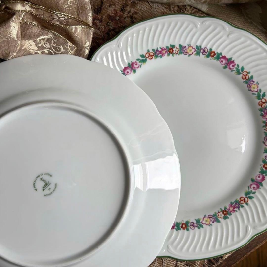 新品Richard Ginori laveno イタリアお花のディナー皿3枚