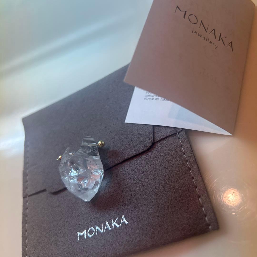 モナカ monaka jewellery ロックピアス ダイアモンドクォーツ