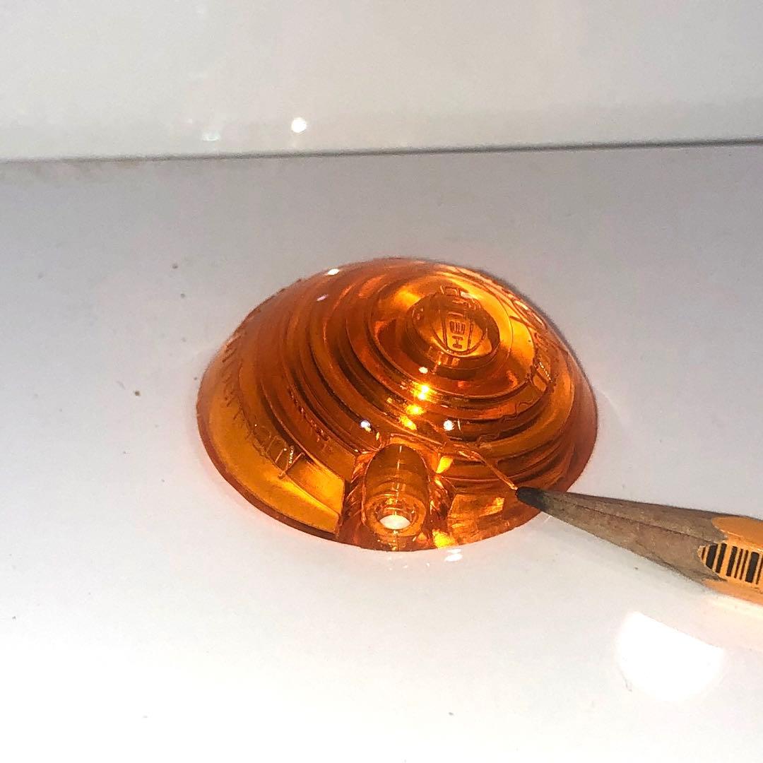 HELLA バーエンドウインカー　アルミ製バフ仕上げ　2個セット　未使用　訳あり