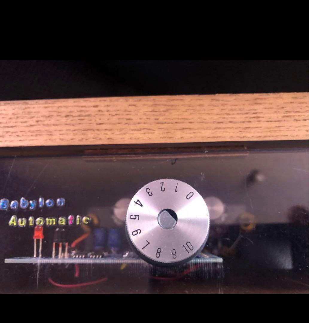 【自作passive attenuator】remote 付き 銘木天板組込⑤