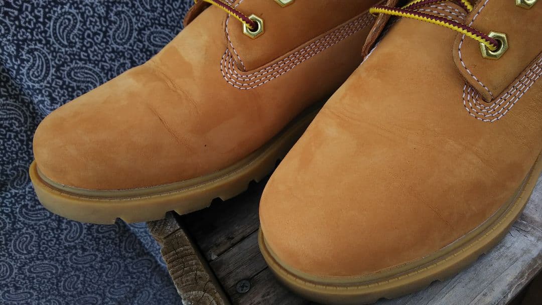 Timberlandティンバーランドウィートヌバックレザーブーツ25cm