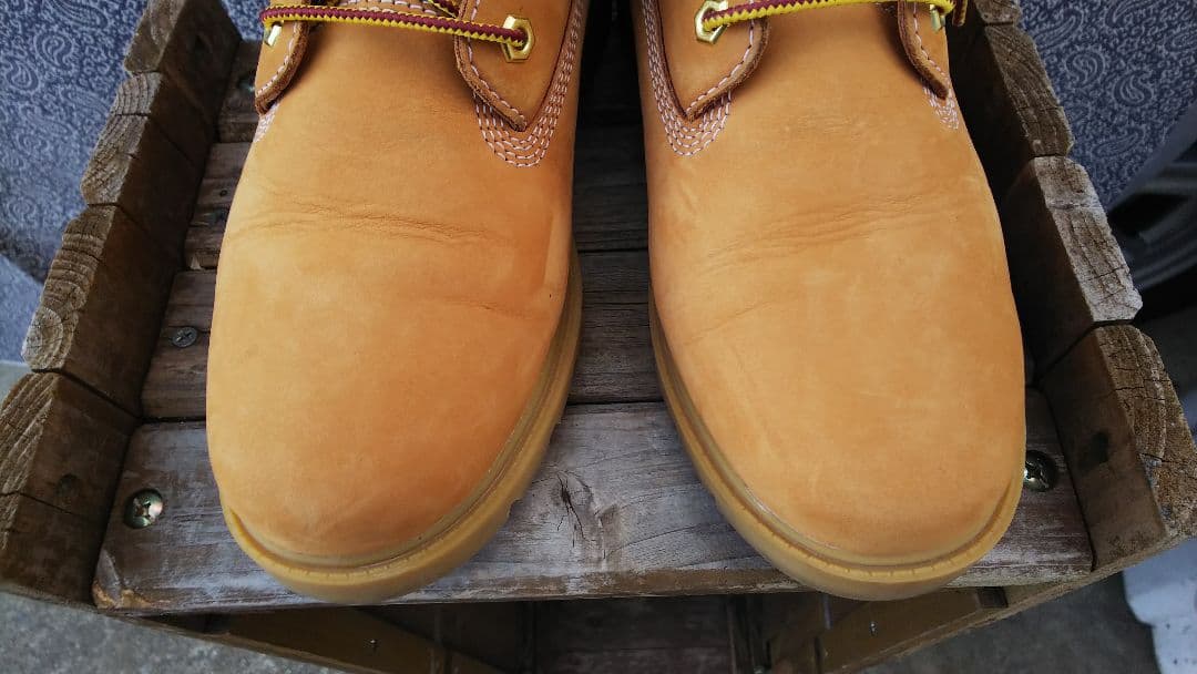 Timberlandティンバーランドウィートヌバックレザーブーツ25cm