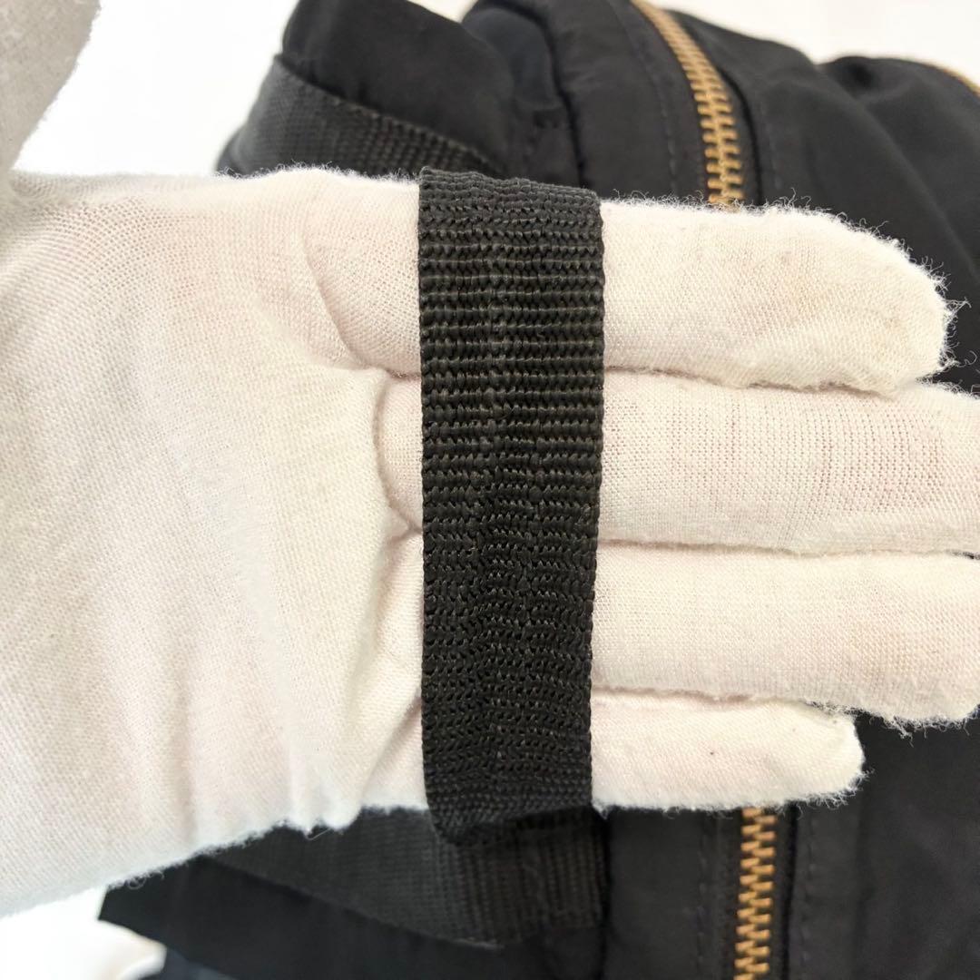 【美品】バーバリー ブルーレーベル クレストブリッジ リュック ナイロン 黒