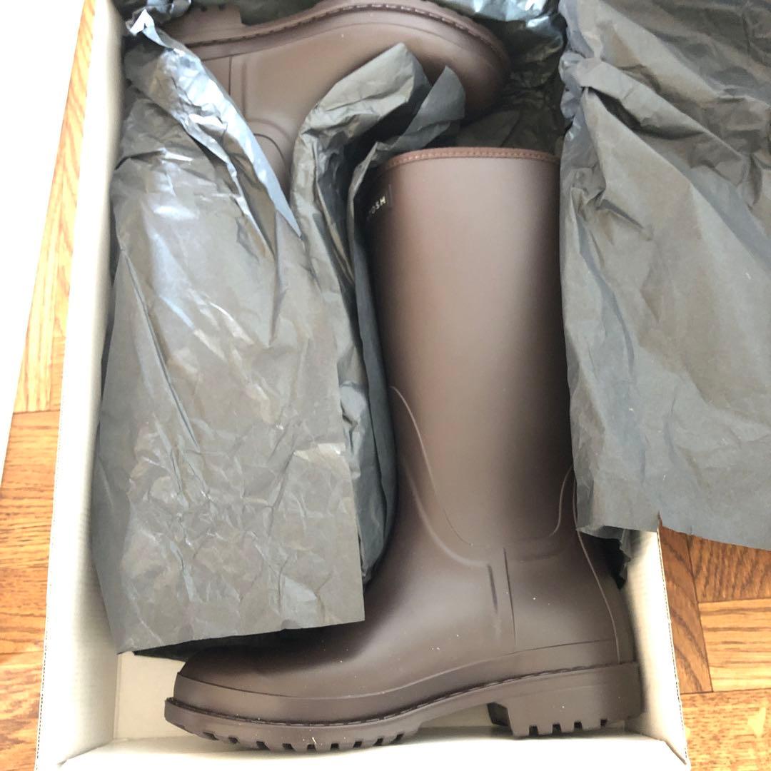 【新品】MACKINTOSH ブラウン 長靴 バックル付き