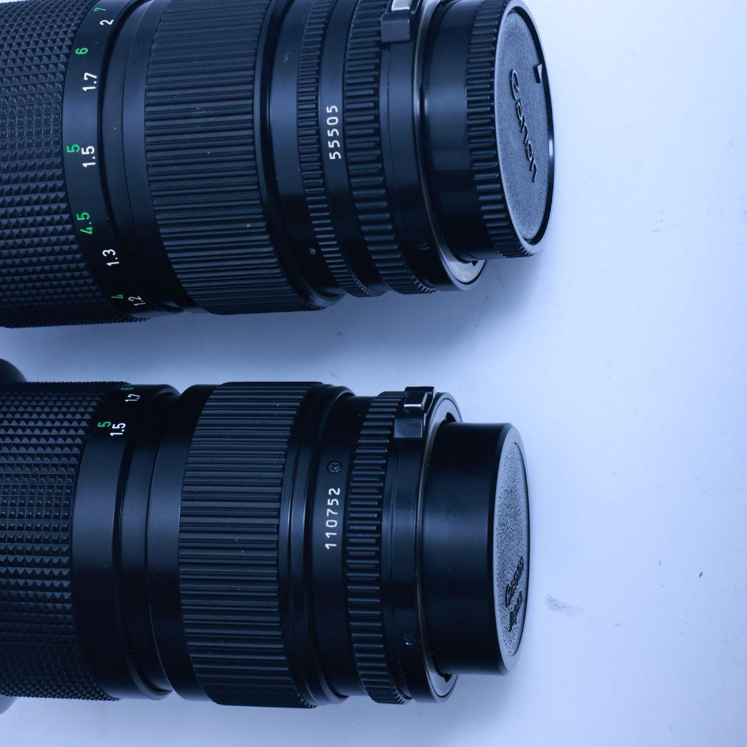 Canon NEW FD 35-105mm F3.5 80-200mmf4 2本