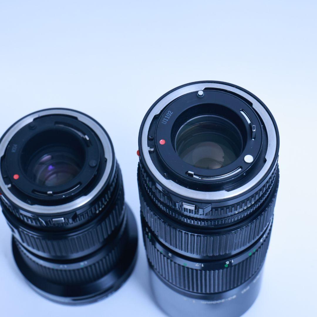 Canon NEW FD 35-105mm F3.5 80-200mmf4 2本
