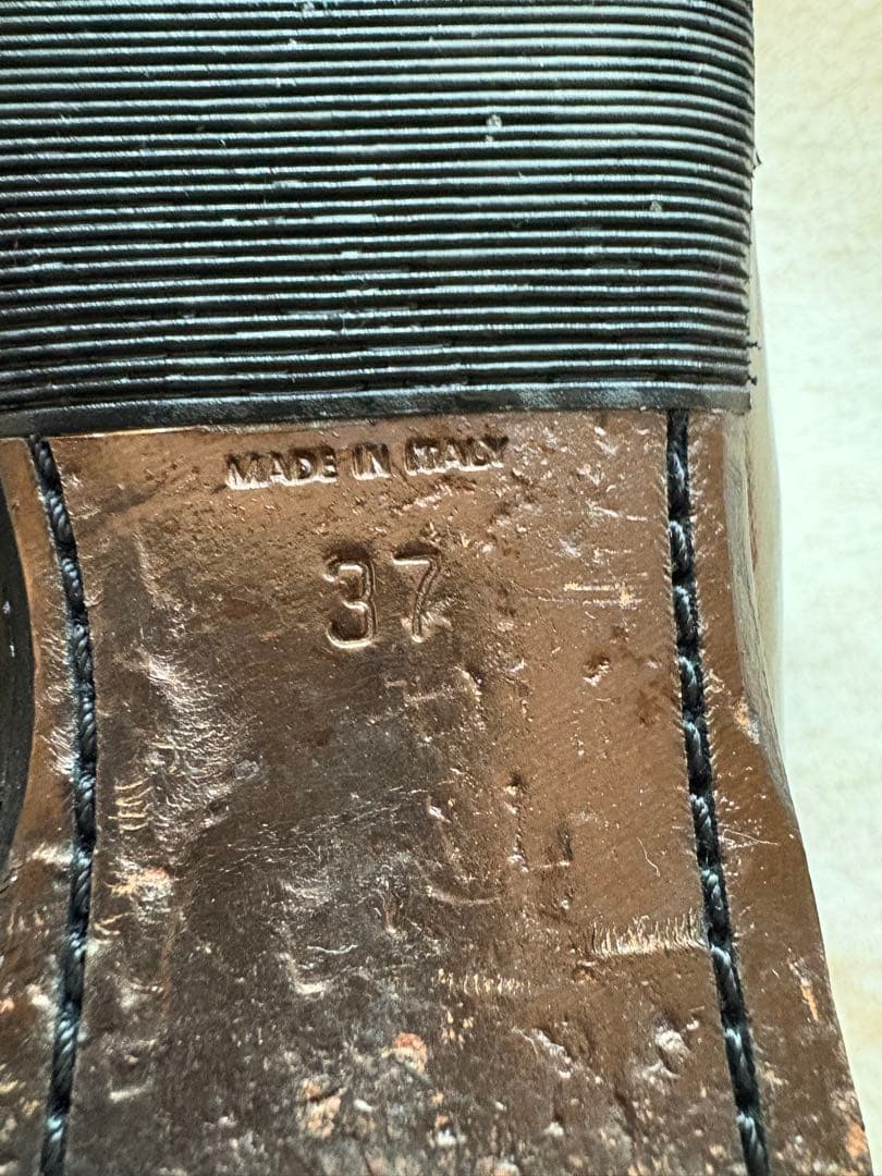 靴 00s miu miu archive patent long boots