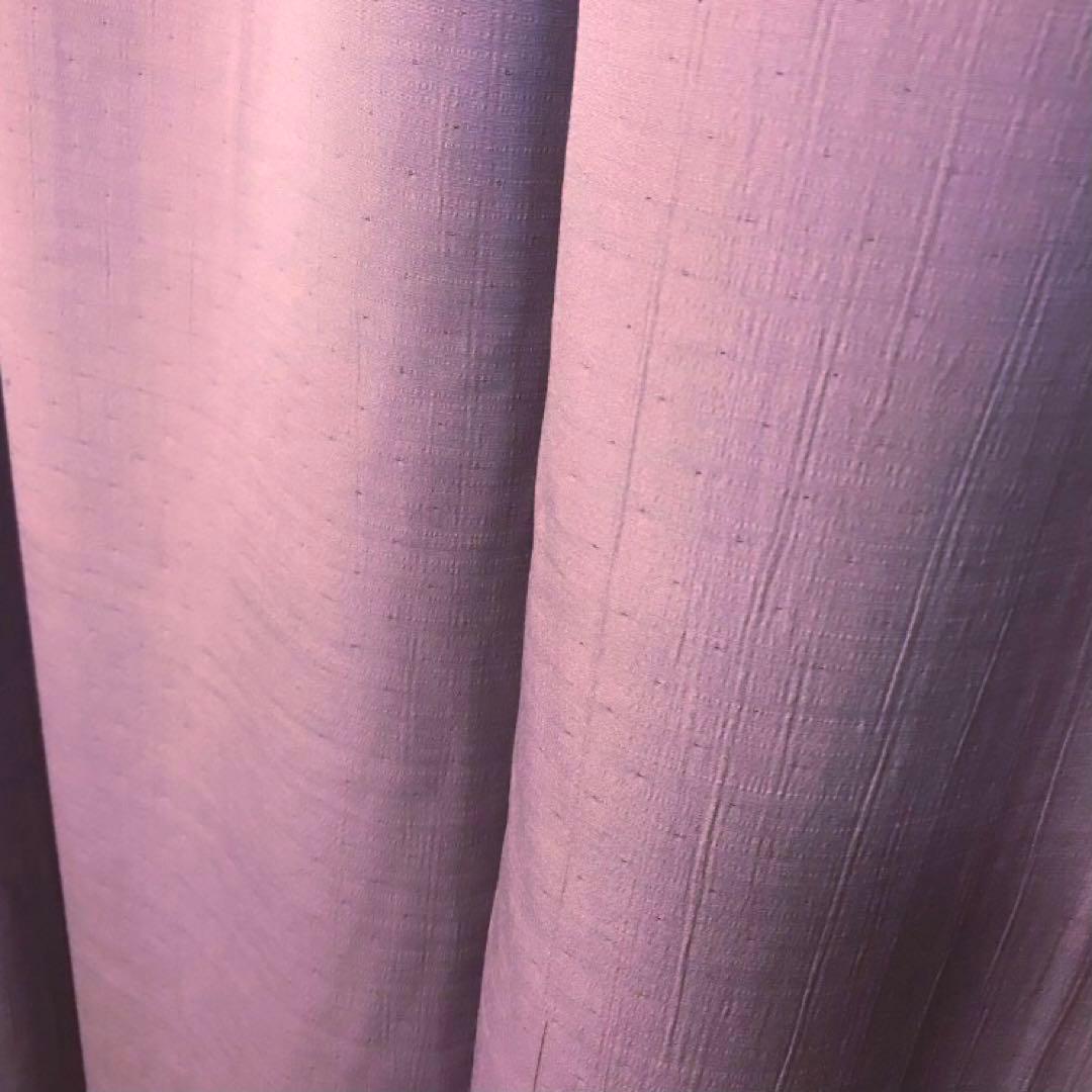 遮光カーテン　幅150cm×丈210cm2枚 ライラック