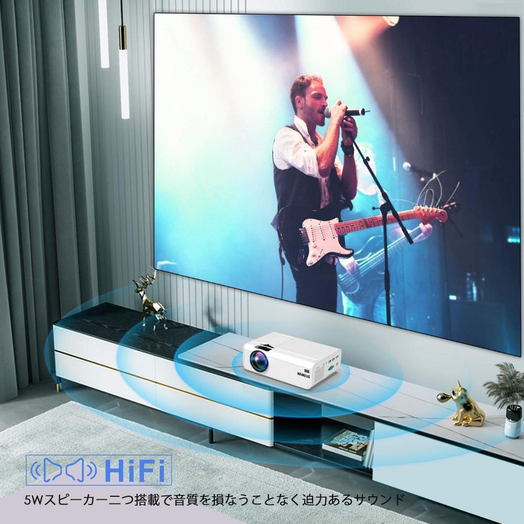 画面ミラーリング 小型プロジェクター Bluetooth