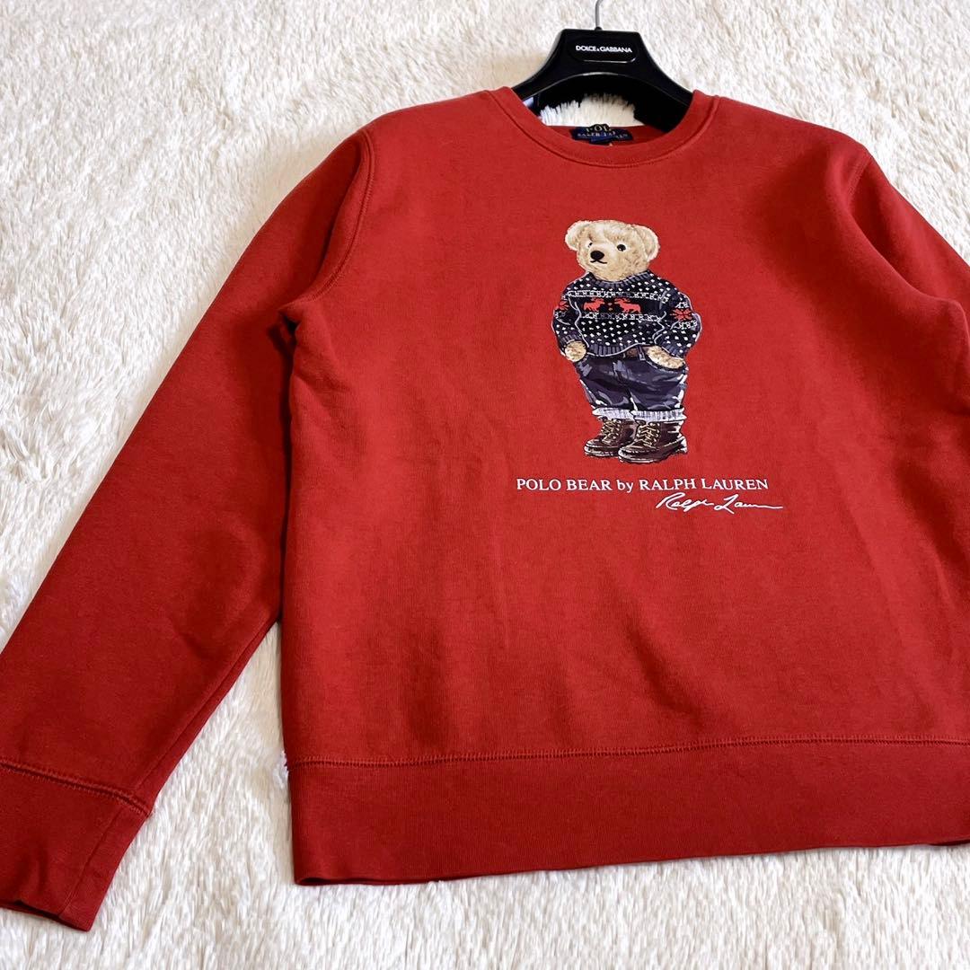美品 現行モデル ポロラルフローレン ウインタースタイル ポロベア スウェット