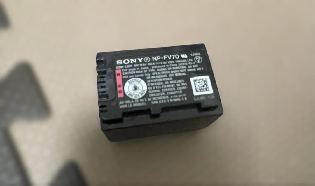 SONY FDR-AXP35 4K ハンディカム本体 ジャンク