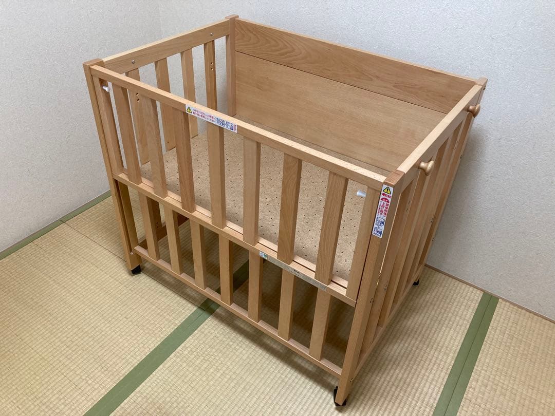 石崎家具 5wayベビーベッド、PUPAPUPO 布団セット付き