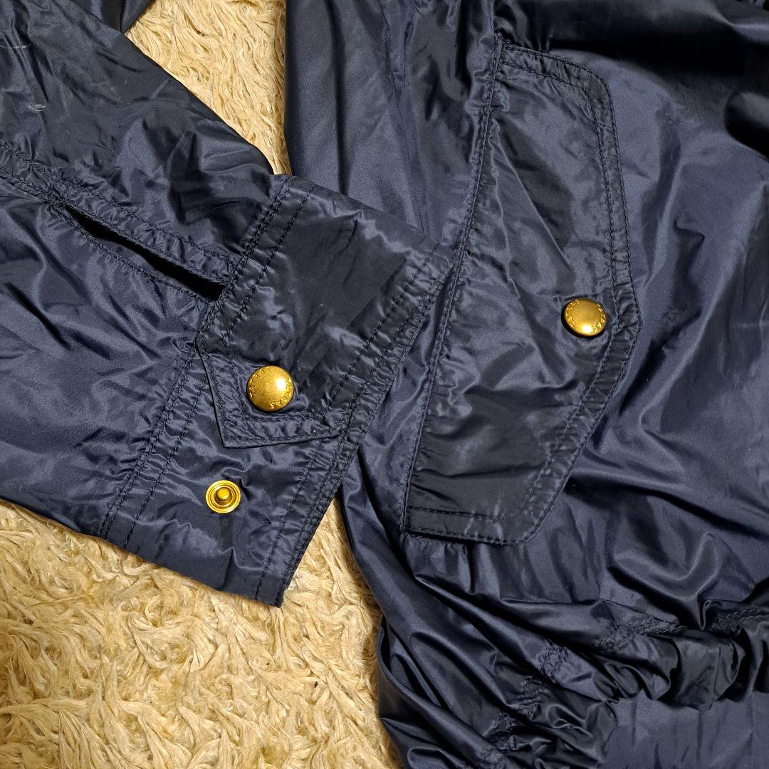 タトラス　ナイロンジャケット　lta9bm4533　ネイビー モッズコート　薄手