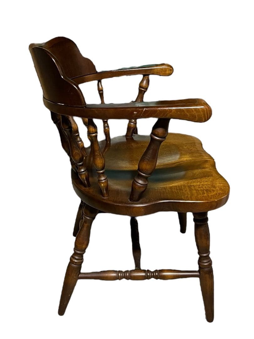 【送料無料】飛騨産業 キツツキ ウィンザーチェア アームチェア アンティーク ①