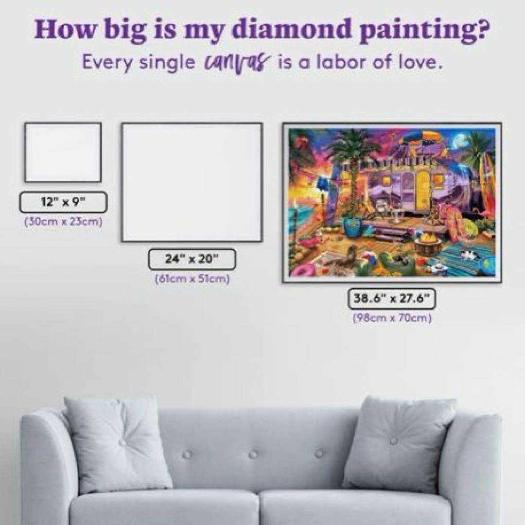 ダイヤモンドアートクラブ　Beach Vacation DACキット