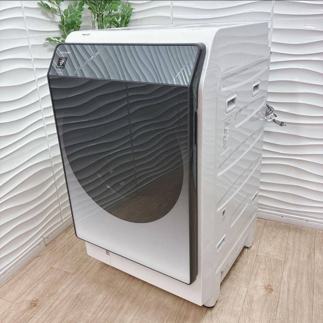 大阪府神戸市配達料無料！動作保証5ヶ月◇SHARPドラム洗濯機プラズマクラスター