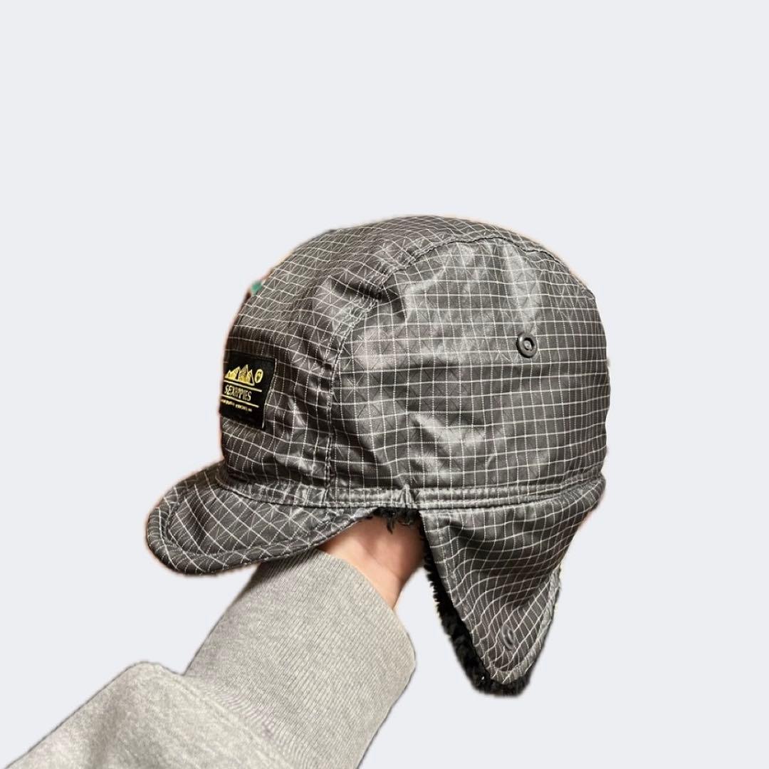 【美品】Sexhippies mountain cap グレー フライトキャップ
