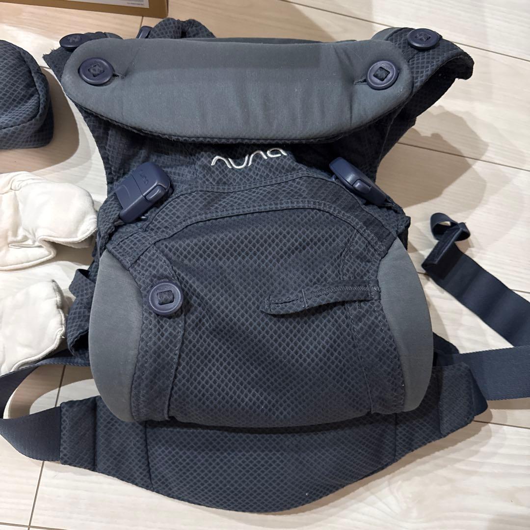 美品 NUNA cudl clik 抱っこ紐 デニム ヌナ カドルクリック
